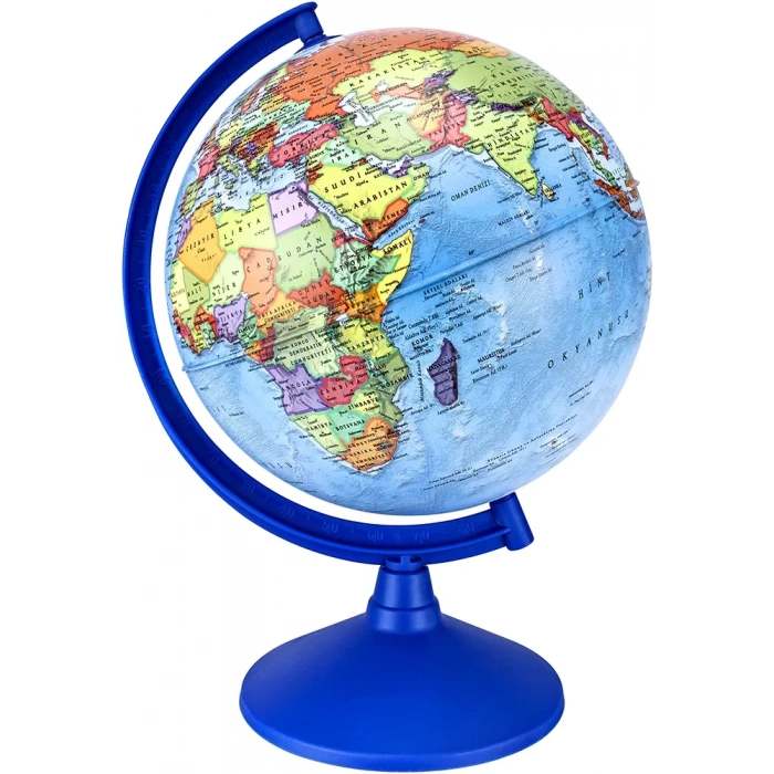 Brons Işıksız Küre 30 Cm Siyasi Br-806