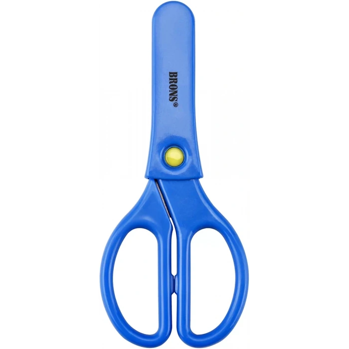 BRONS ÖĞRENCİ MAKASI YAYLI KORUMA KILIFLI BR-702