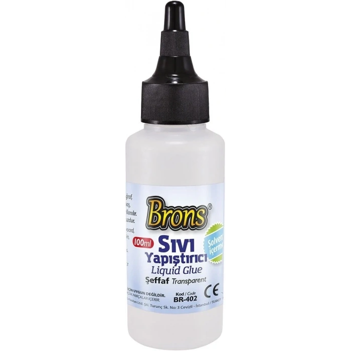 Brons Şeffaf Sıvı Yapıştırıcı 100 ml.