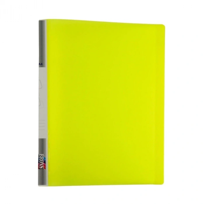 Brons Sunum Dosyası Fosforlu A4 40lı Sarı