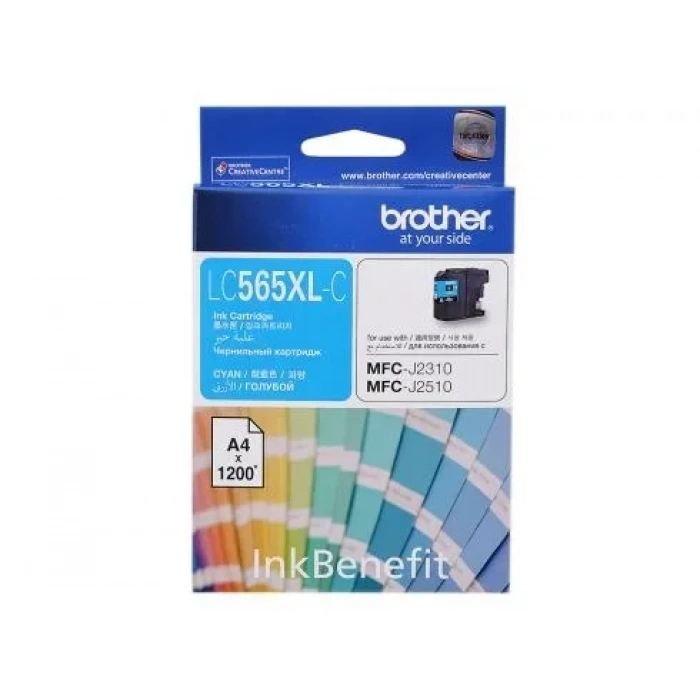 BROTHER LC565XLC MAVI 1200 SAYFA KARTUS MFC-J3720