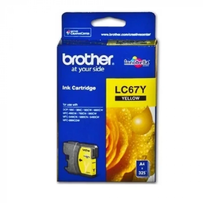 BROTHER LC67Y SARI 325 SAYFA KARTUS MFC-795CW, MFC-J615W