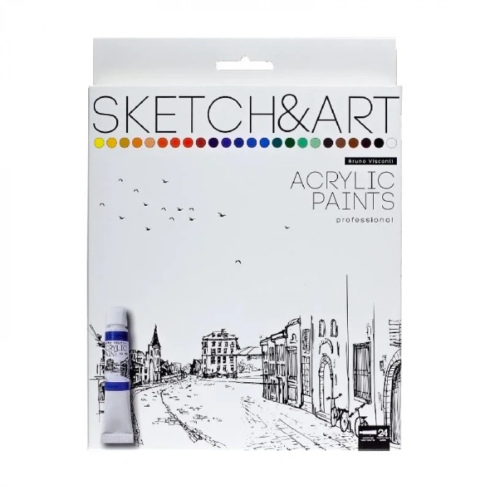 Bruno Visconti Sketch&art Akrilik Boya 24x12ml No:70-0017