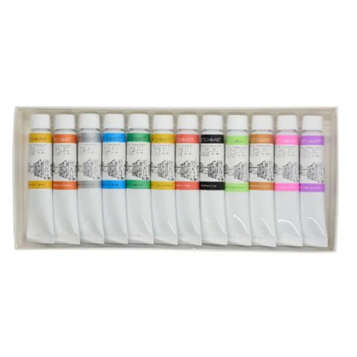 Bruno Visconti Sketch&art Akrilik Boya Metalik Renkler 12x12ml No:70-0065