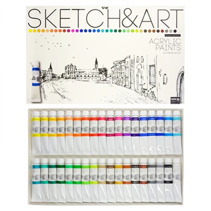 Bruno Visconti Sketch&art Akrilik Boya Seti 36x12ml No:70-0056