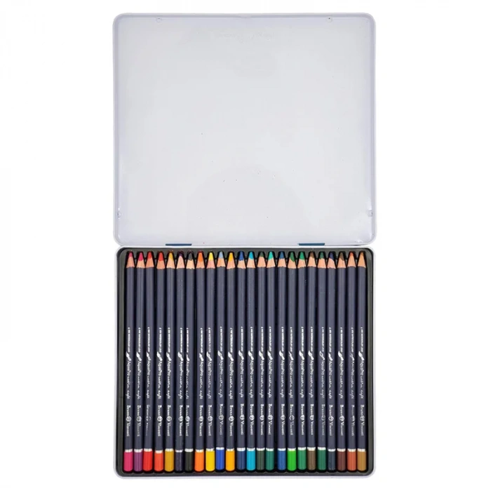 Bruno Visconti Sketch&Art Profesyonel Aquarel Kuru Boya Kalemi 24 Renk Metal Kutuda No:30-0045