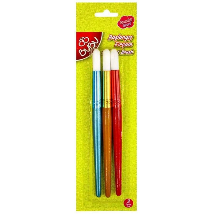 Bubu Başlangıç Fırçam Yuvarlak 3 Parça