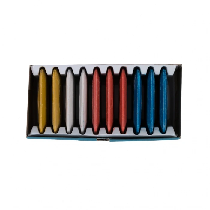 Buhar ile Uçan Çizgi Taşı Dikdörtgen Renkli 10 Adet