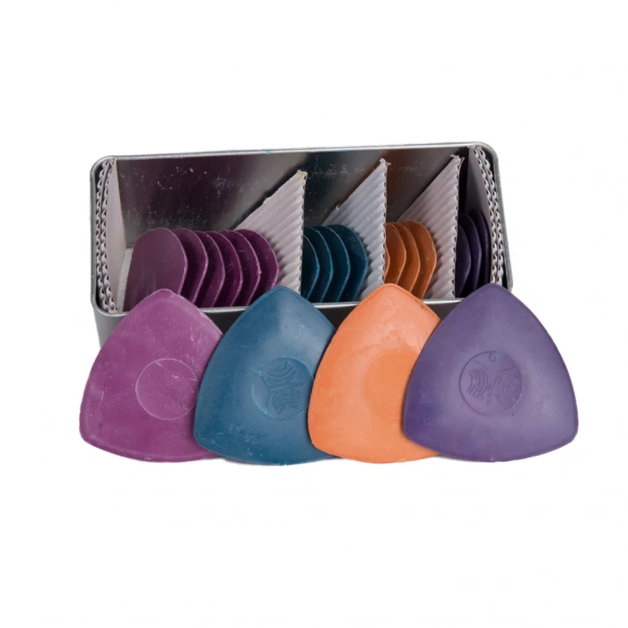 Buhar İle Uçan Çizgi Taşı Üçgen Renkli 25 Adet