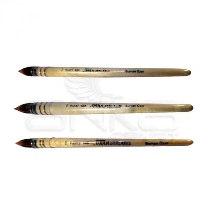 Burhan Özer Seri:9282 Sentetik El Yapımı Sulu Boya Fırçası