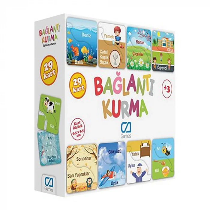 Ca Games Eğitici Oyun Kartları Bağlantı Kurma 5043