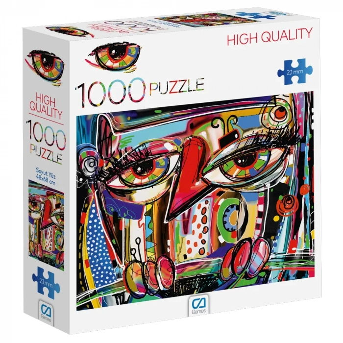 Ca Puzzle 1000 Parça Soyut Yüz Ca1000-7029