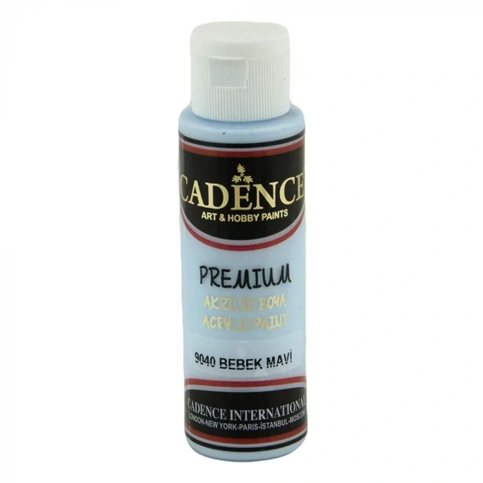 Cadence Akrilik Boya 70ml 9040 Bebek Mavi