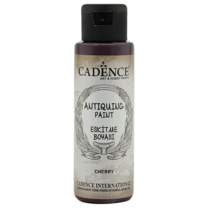 Cadence Antique Paint Eskitme Boyası 70ml 307 Vişne