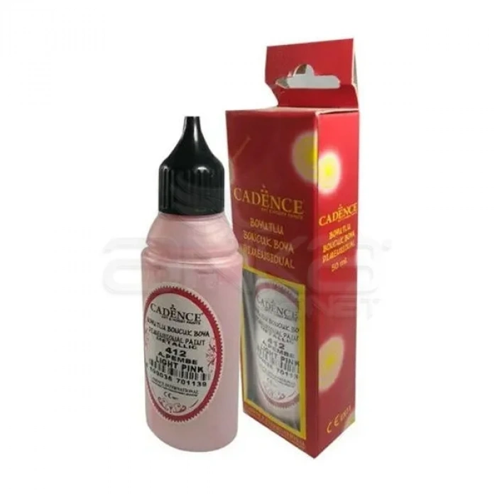 Cadence Boncuk Boyası Metalik 50ml A.pembe No:412