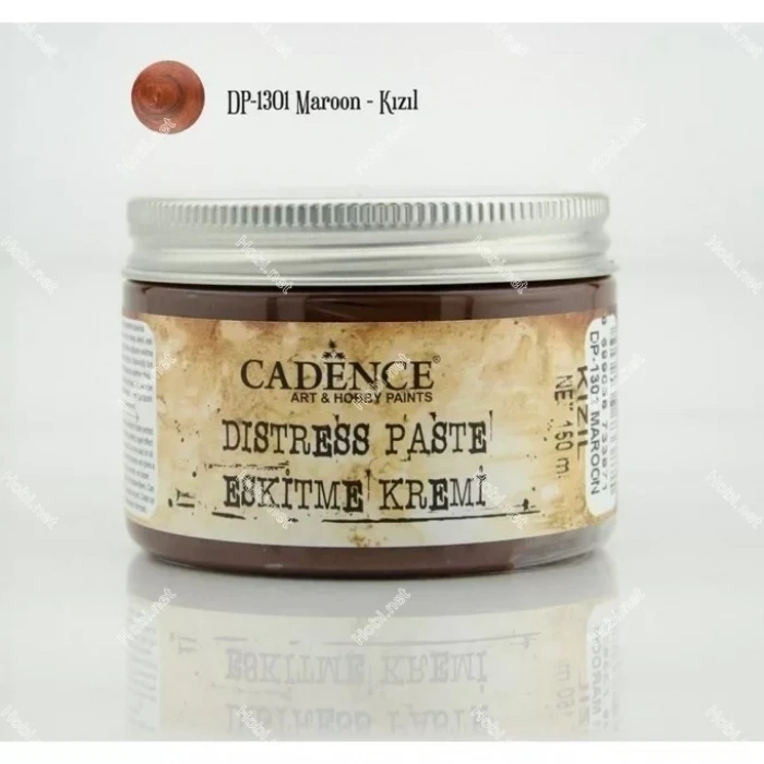 Cadence Distress Paste Eskitme Kremi DP-1301 Kızıl 150ml