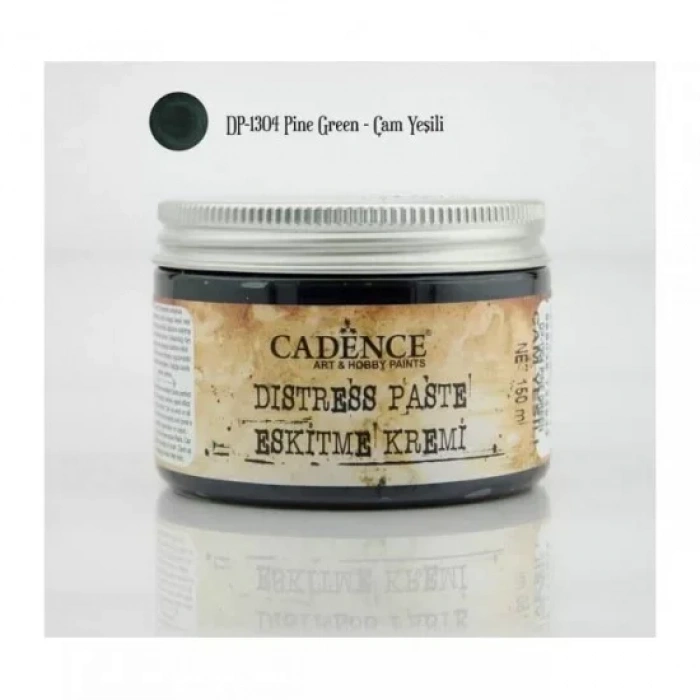 Cadence Distress Paste Eskitme Kremi DP-1304 Çam Yeşili 150ml