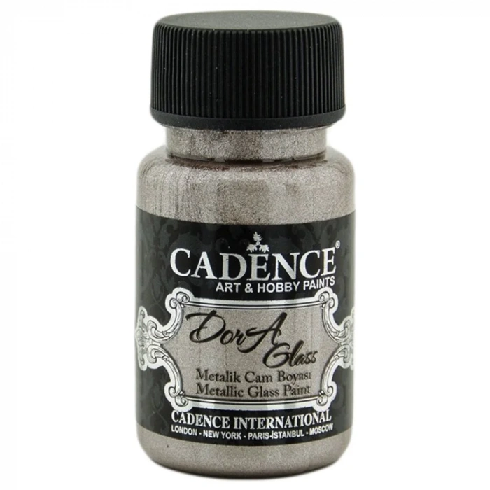 Cadence Dora Glass Metalik Cam Ve Porselen Boyası 50ml 3151 Elmas
