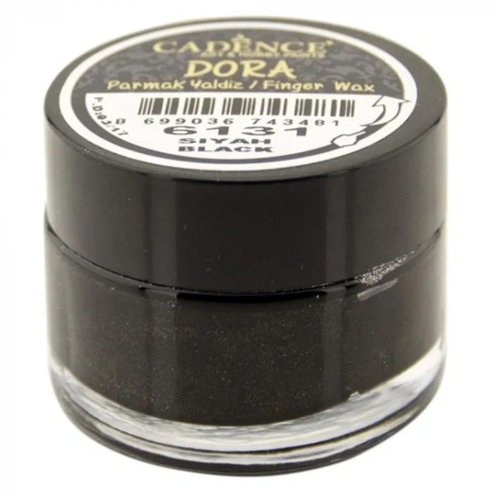 Cadence Dora Wax Su Bazlı Parmak Yaldız Boya 20ml 6231 Siyah