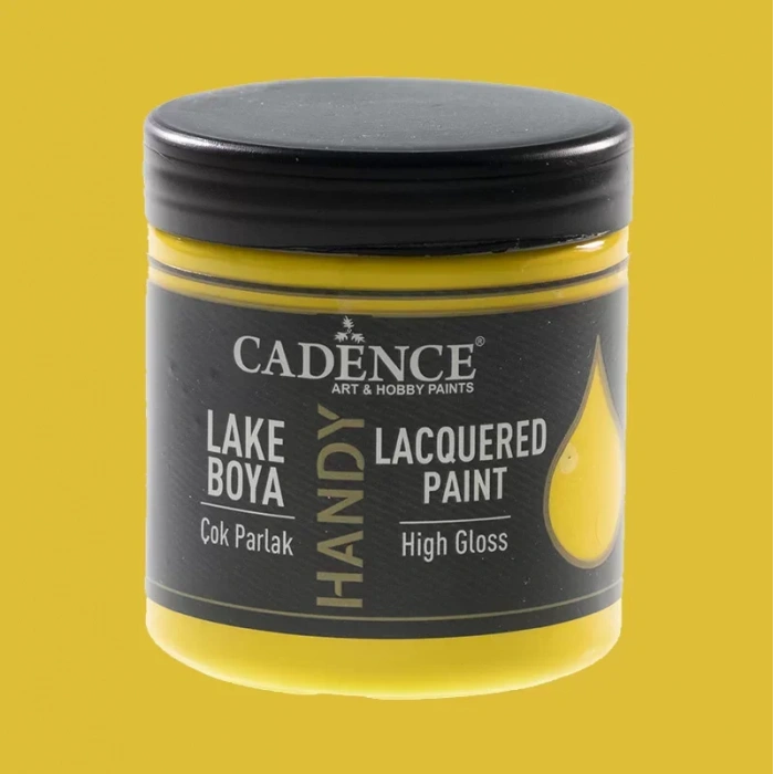 Cadence Handy Lake Vernikli Mobilya Boyası 008 Güneş Sarı 250ml