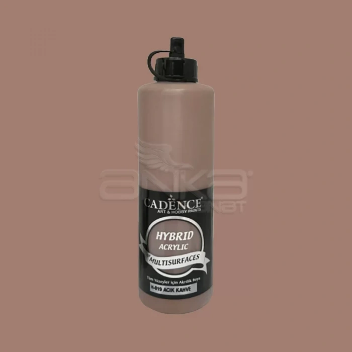 Cadence Hybrid Acrylic For Multisurfaces Tüm Yüzeyler İçin Akrilik Boya 500ml H-019 Açık Kahve