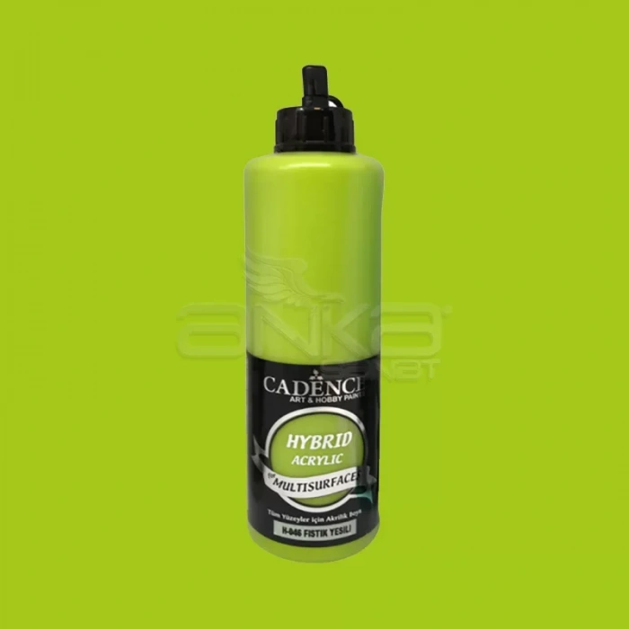 Cadence Hybrid Acrylic For Multisurfaces Tüm Yüzeyler İçin Akrilik Boya 500ml H046 Fıstık Yeşili