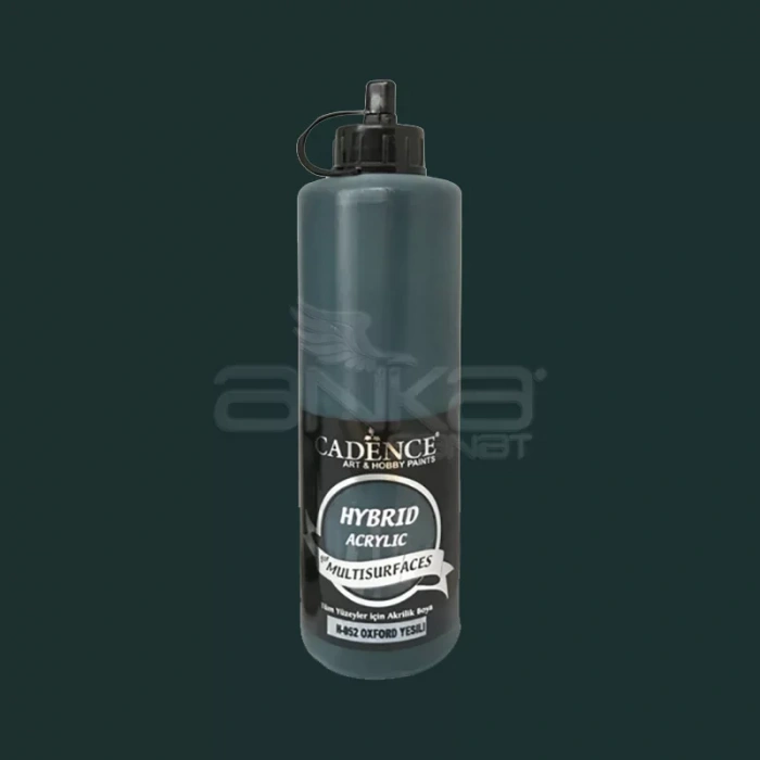 Cadence Hybrid Acrylic For Multisurfaces Tüm Yüzeyler İçin Akrilik Boya 500ml H052 Oxford Yeşili