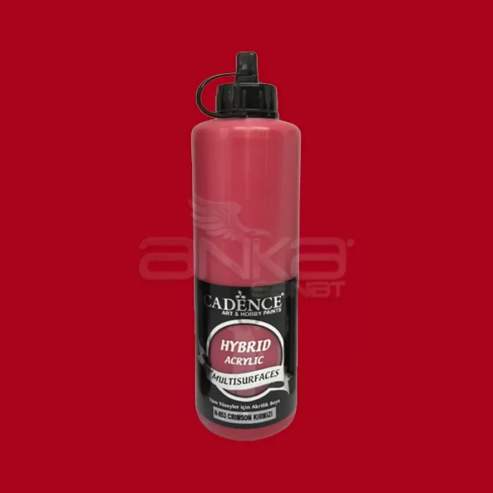 Cadence Hybrid Acrylic For Multisurfaces Tüm Yüzeyler İçin Akrilik Boya 500ml H053 Crimson Kırmızı