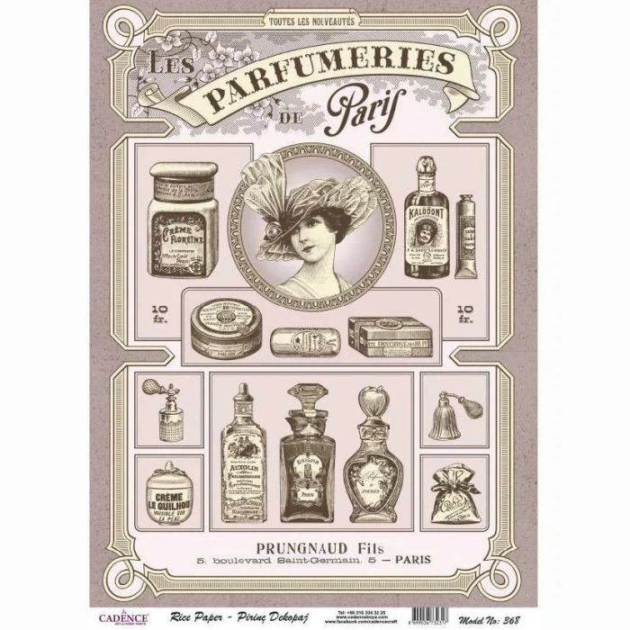 Cadence Pirinç Dekopaj Kağıdı Model 368 29x42cm