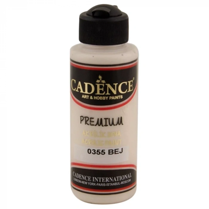 Cadence Premium Akrilik Boya 120ml 0357 Sahra Beji