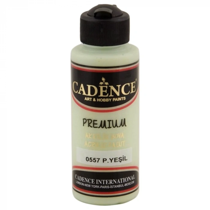 Cadence Premium Akrilik Boya 120ml 0557 Pastel Yeşil