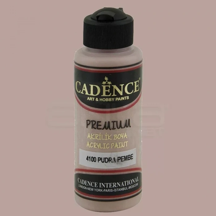 Cadence Premium Akrilik Boya 120ml 4100 Pudra Pembe