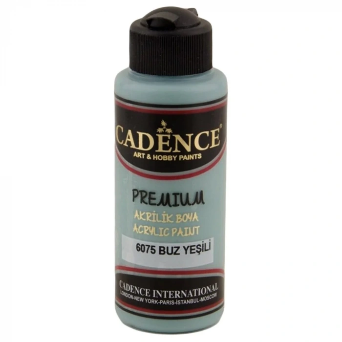 Cadence Premium Akrilik Boya 120ml 6075 Buz Yeşili