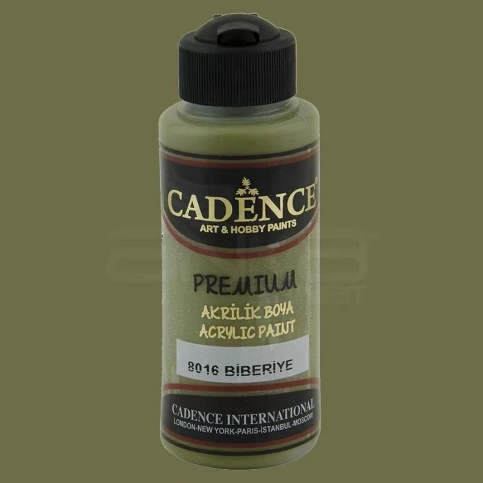 Cadence Premium Akrilik Boya 120ml 8016 Biberiye