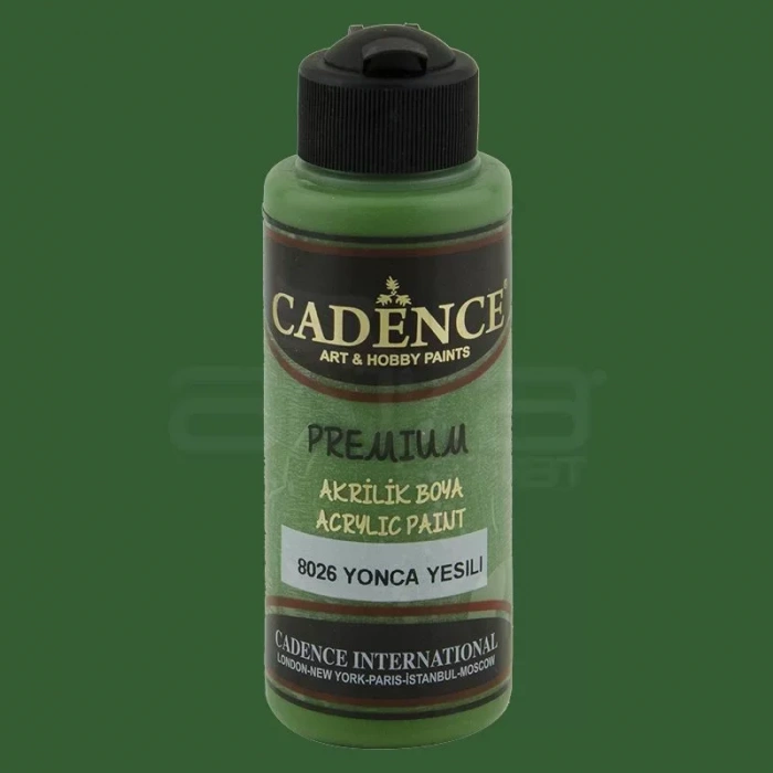 Cadence Premium Akrilik Boya 120ml 8026 Yonca Yeşili