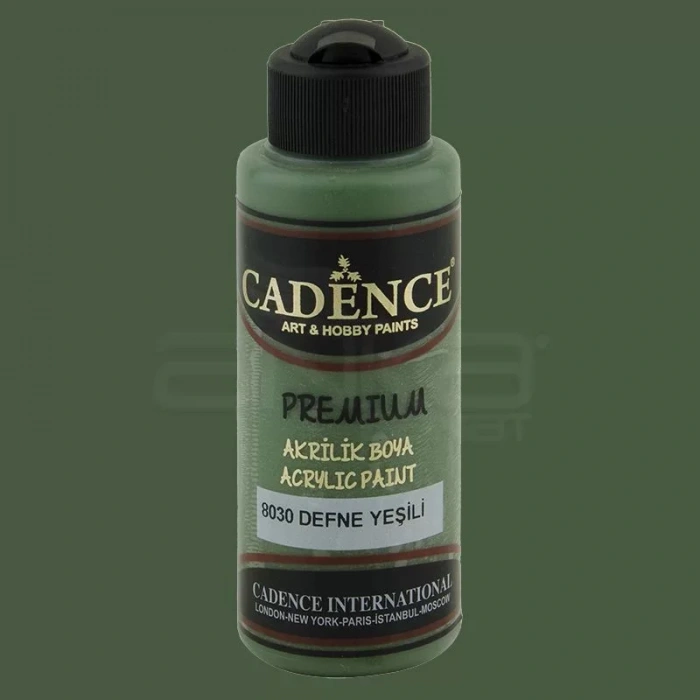 Cadence Premium Akrilik Boya 120ml 8030 Defne Yeşili