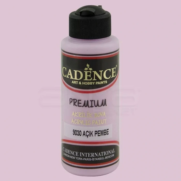 Cadence Premium Akrilik Boya 120ml 9030 Açık Pembe
