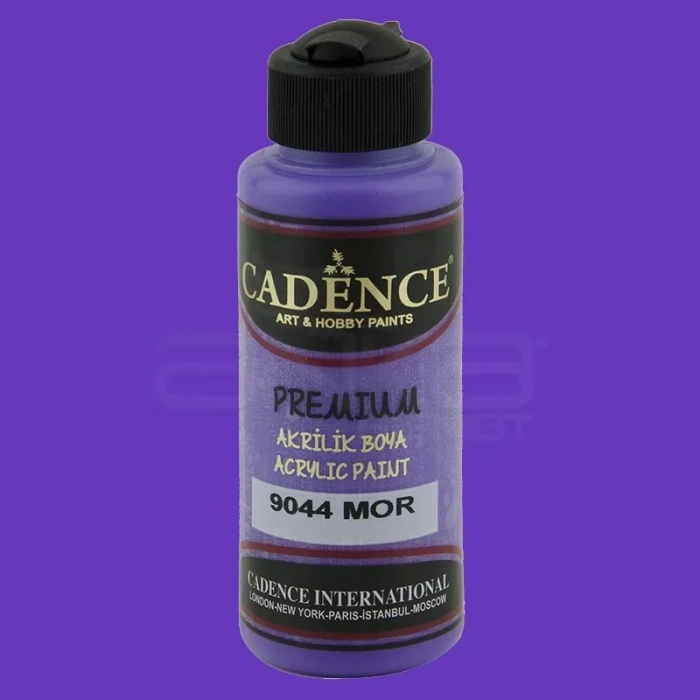Cadence Premium Akrilik Boya 120ml 9044 Mor