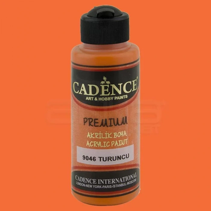 Cadence Premium Akrilik Boya 120ml 9046 Turuncu