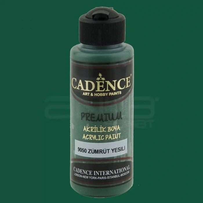 Cadence Premium Akrilik Boya 120ml 9050 Zümrüt Yeşili