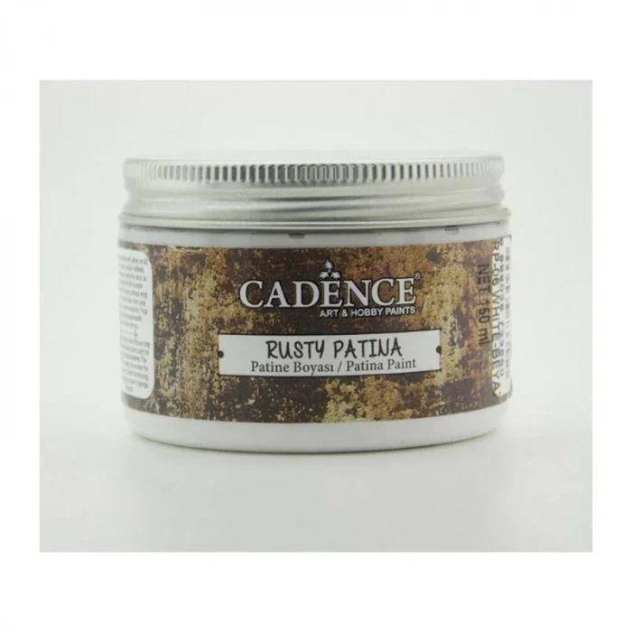 Cadence Rusty Patina Boyası 150ml 06 Beyaz