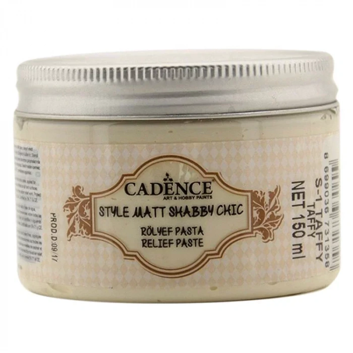 Cadence Shabby Chic Rölyef Pasta 150ml SR01 Taffy