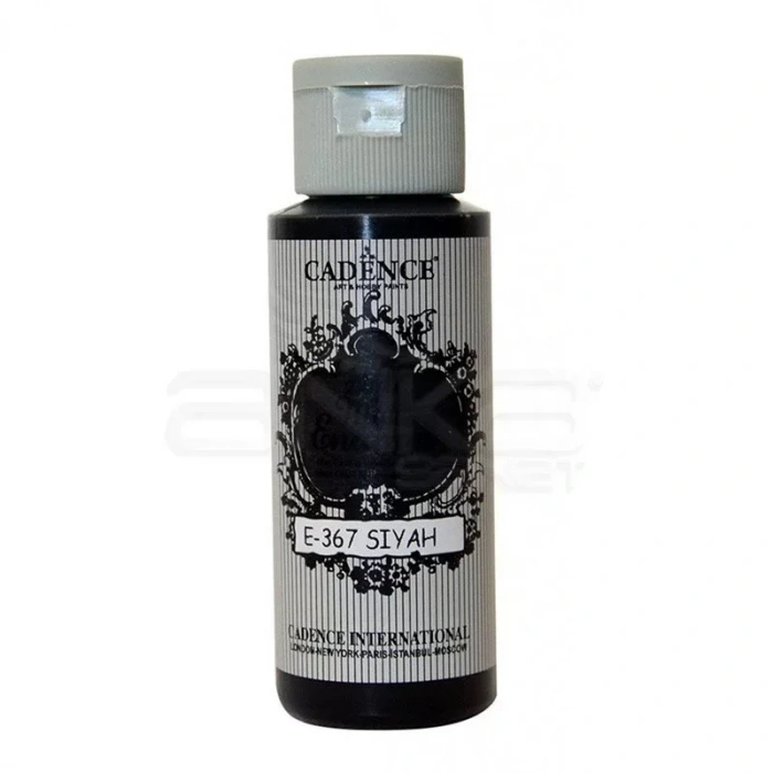 Cadence Style Matt Enamel E-367 Siyah-black Cam & Porselen Boyası 59ml