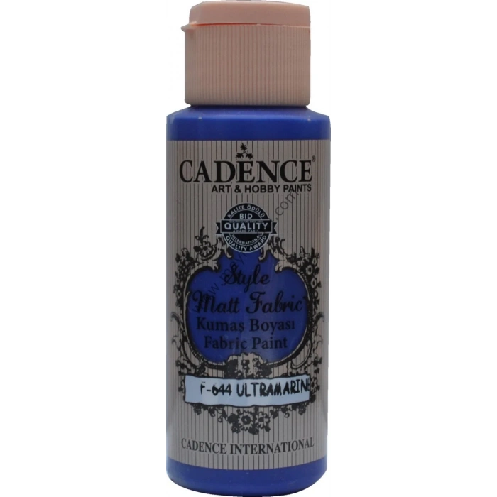 Cadence Style Matt Fabric Kumaş Boyası 59ml 644 Ultramarine