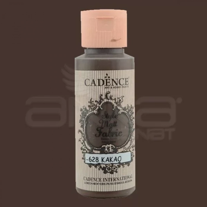 Cadence Style Matt Fabric Kumaş Boyası 59ml F628 Kakao-Cacao