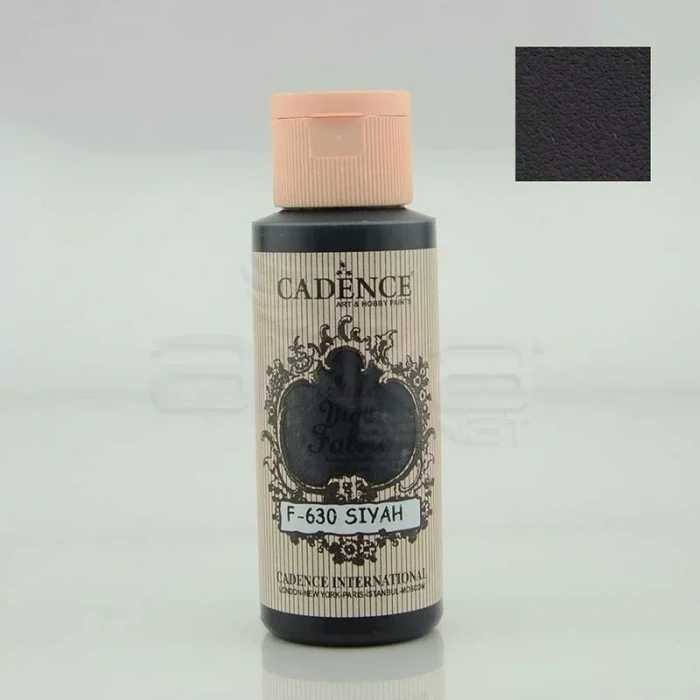 Cadence Style Matt Fabric Kumaş Boyası 59ml F630 Siyah-Black