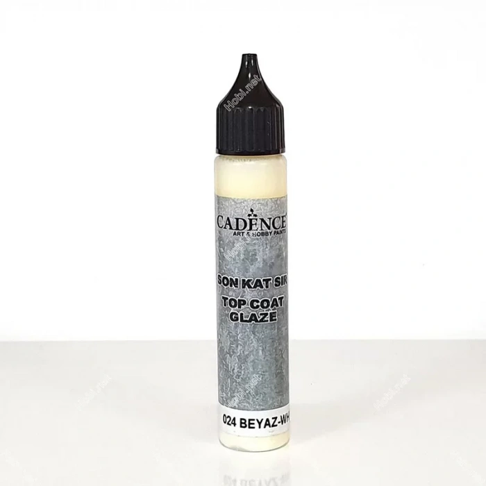 Cadence Top Coat Glaze (son Kat Sır) 024 Beyaz 25ml