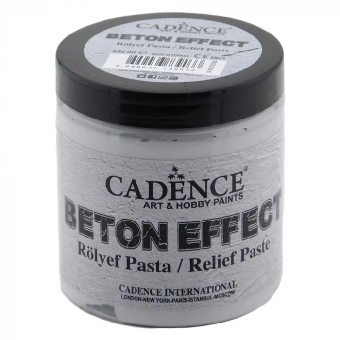 Cadence Toz Beton Efekti Rölyef Pasta 250ml