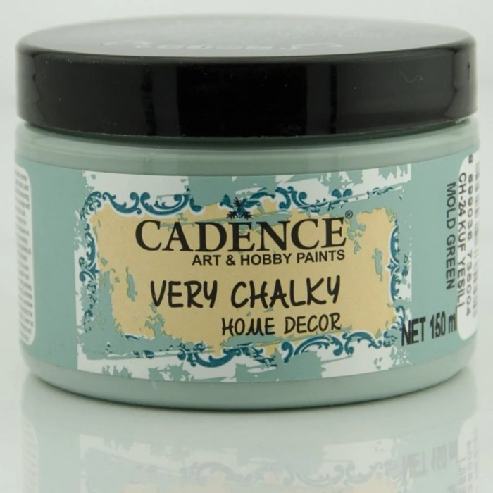 Cadence Very Chalky Home Dekor Kadifemsi Mobilya Boyası 150ml 24 Küf Yeşili
