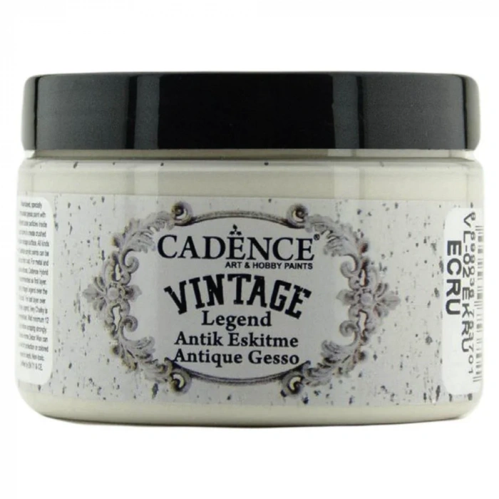 Cadence Vintage Legent Antik Eskitme Boyası 150ml 2 Ekru